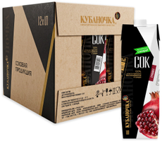 Сок Кубаночка гранатовый, 1л x 12 шт