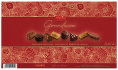 Конфеты Mauxion Grandezza шоколад темный, молочный и белый, 400г