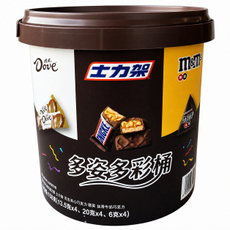 Набор шоколада и драже Snickers Dive M&M's ведро, 158г