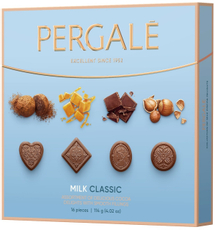 Конфеты Pergale шоколадные молочная классика ассорти, 114г