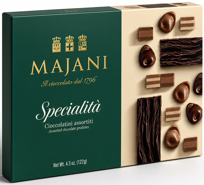 Конфеты Majani Specialita шоколадные ассорти, 122г