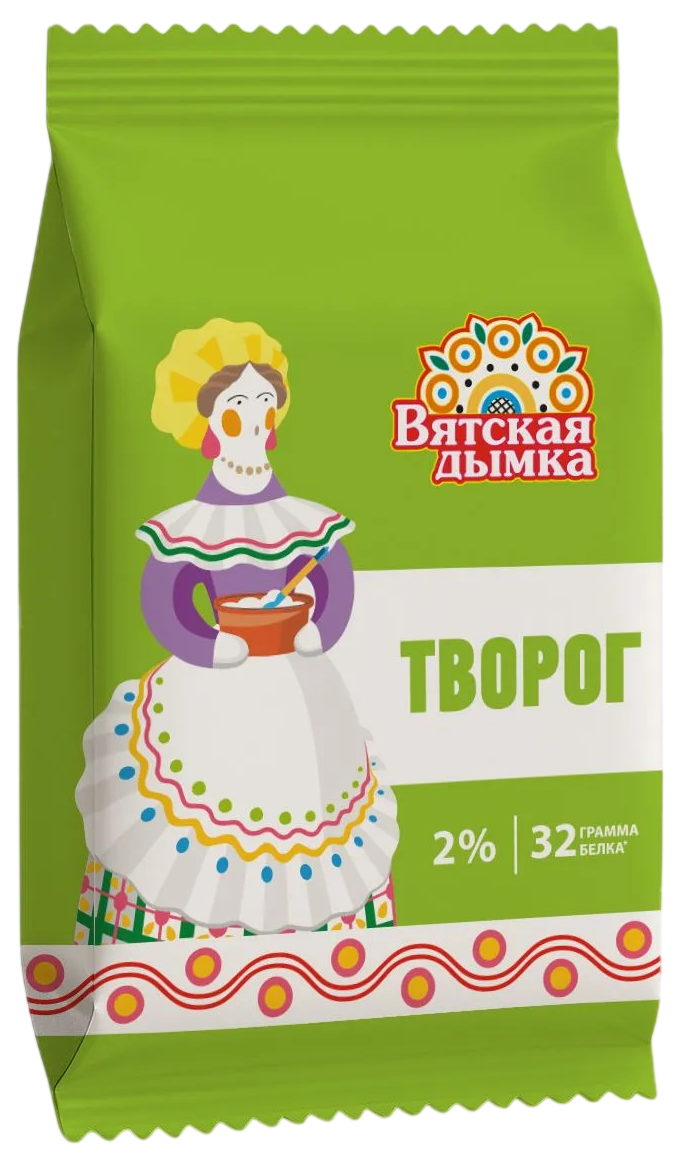 Творог Вятская дымка 2%, 180г