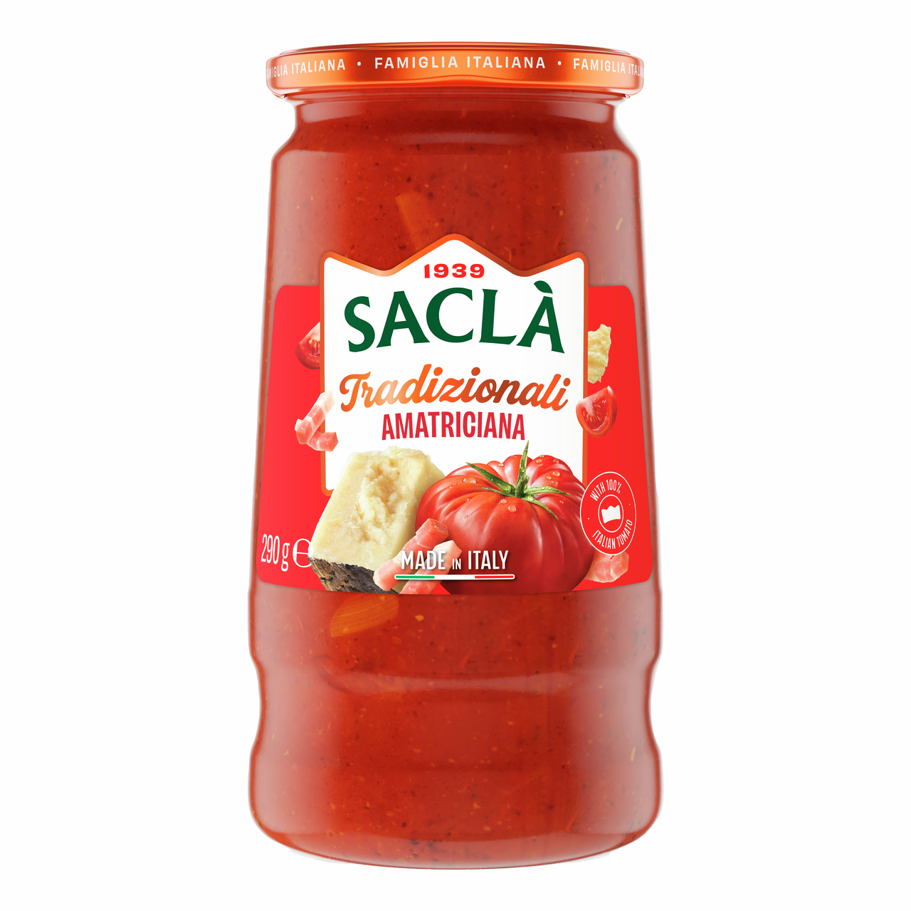 Соус Sacla Tradizionali Amatriciana томатный, 290г