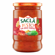 Соус Sacla Песто с томатами и базиликом, 190г