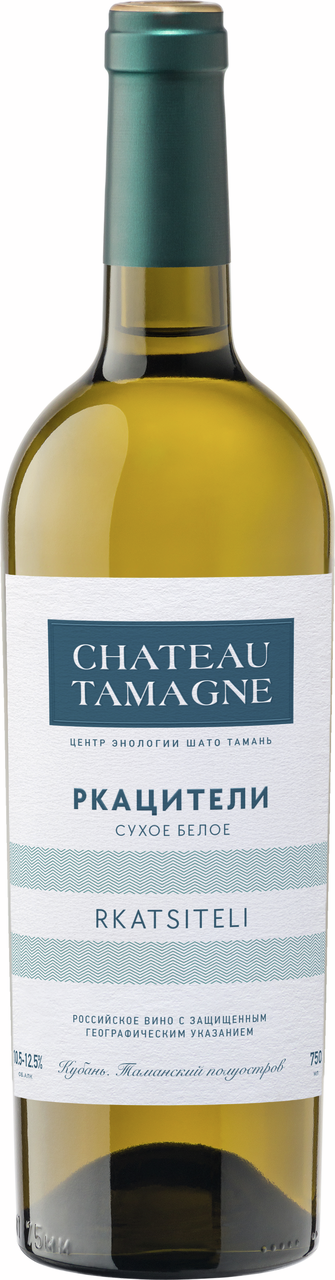 Вино Chateau Tamagne Ркацители белое сухое, 0.75л