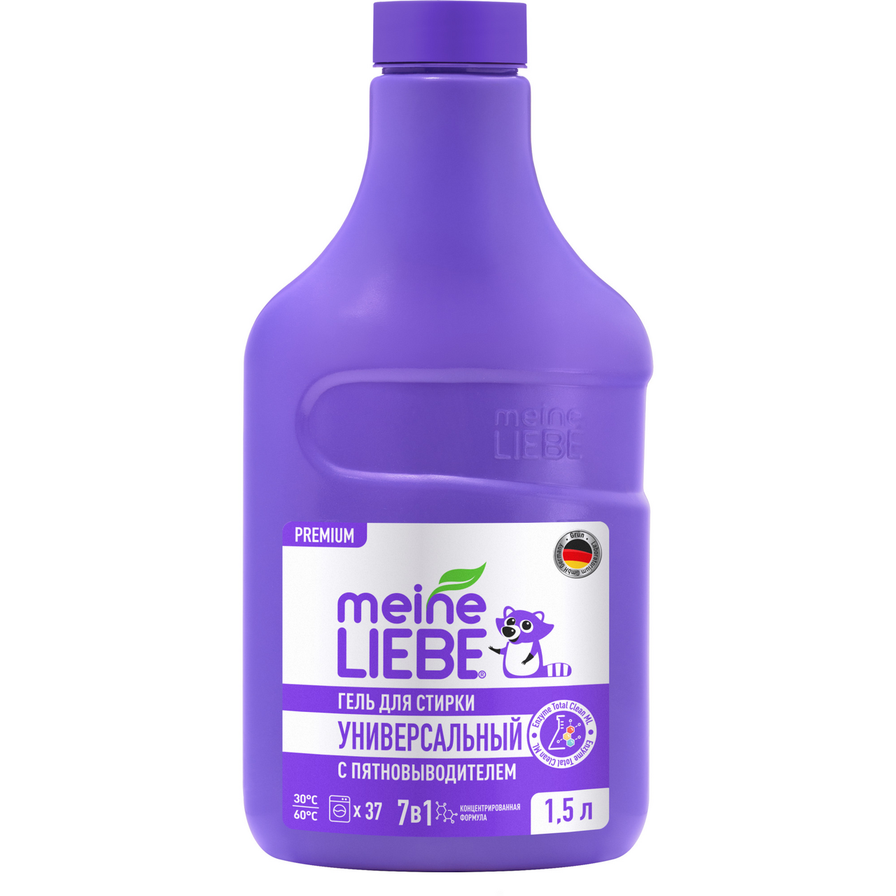 Гель для стирки Meine Liebe универсальный с пятновыводителем концентрат, 1.5л