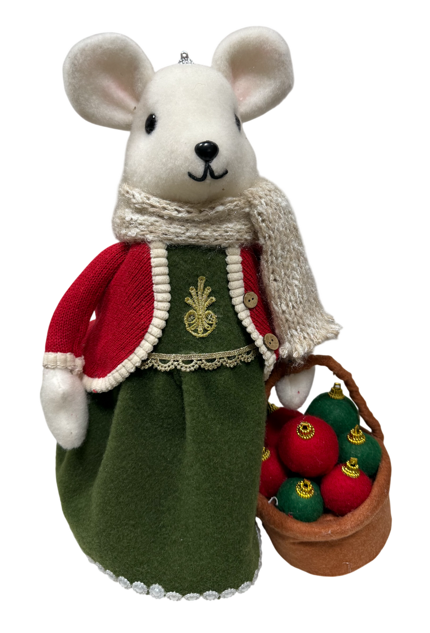 Фигура Мышка и корзина, 36см