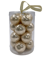 Набор елочных шаров Christmasdeluxe шампань 3.5см, 16шт