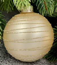 Шар елочный Christmasdeluxe шампань, 7см