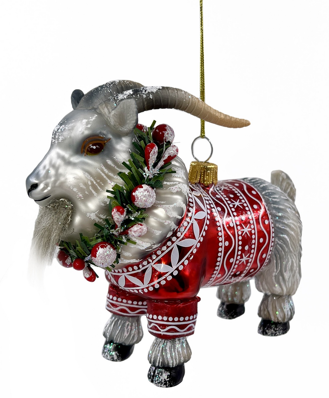 Украшение елочное Christmasdeluxe Козлик, 12.6см