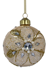 Шар елочный Christmasdeluxe шампань, 8см