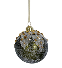 Шар елочный Christmasdeluxe оливковый, 8см