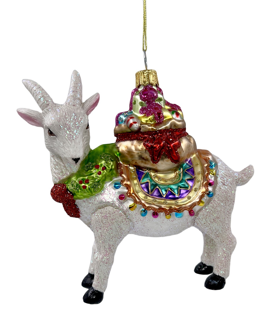 Украшение елочное Christmasdeluxe Козочка, 13.5см