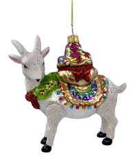Украшение елочное Christmasdeluxe Козочка, 13.5см