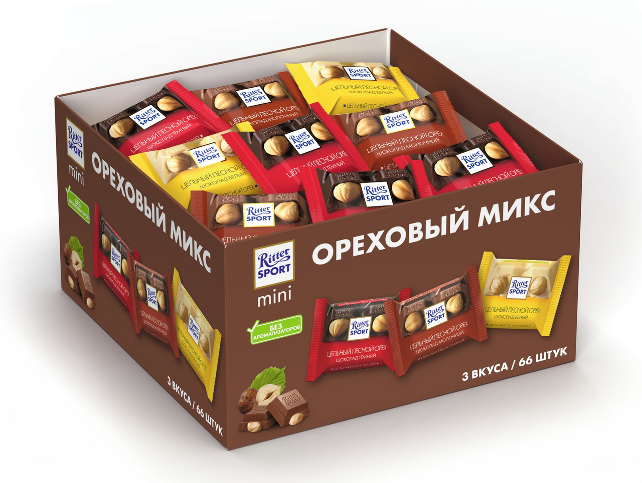 Набор шоколада Ritter Sport Ореховый микс, 1.1кг