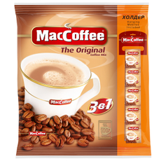 Напиток кофейный MacCoffee растворимый 3в1 (20г x 100шт), 2кг