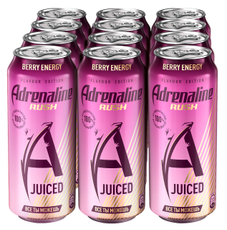 Энергетический напиток Adrenaline Rush Juiced Ягодная энергия, 449мл x 12 шт
