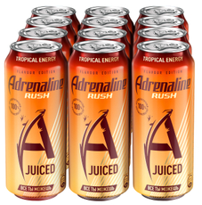 Энергетический напиток Adrenaline Rush Juiced Тропическая энергия, 449мл x 12 шт