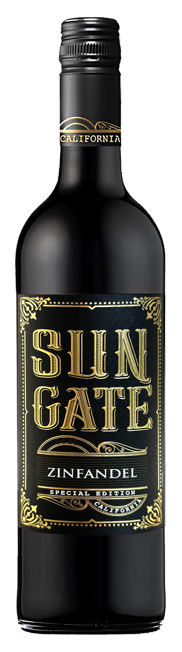 Вино Sun Gate Ред Зинфандель красное полусухое, 0.75л