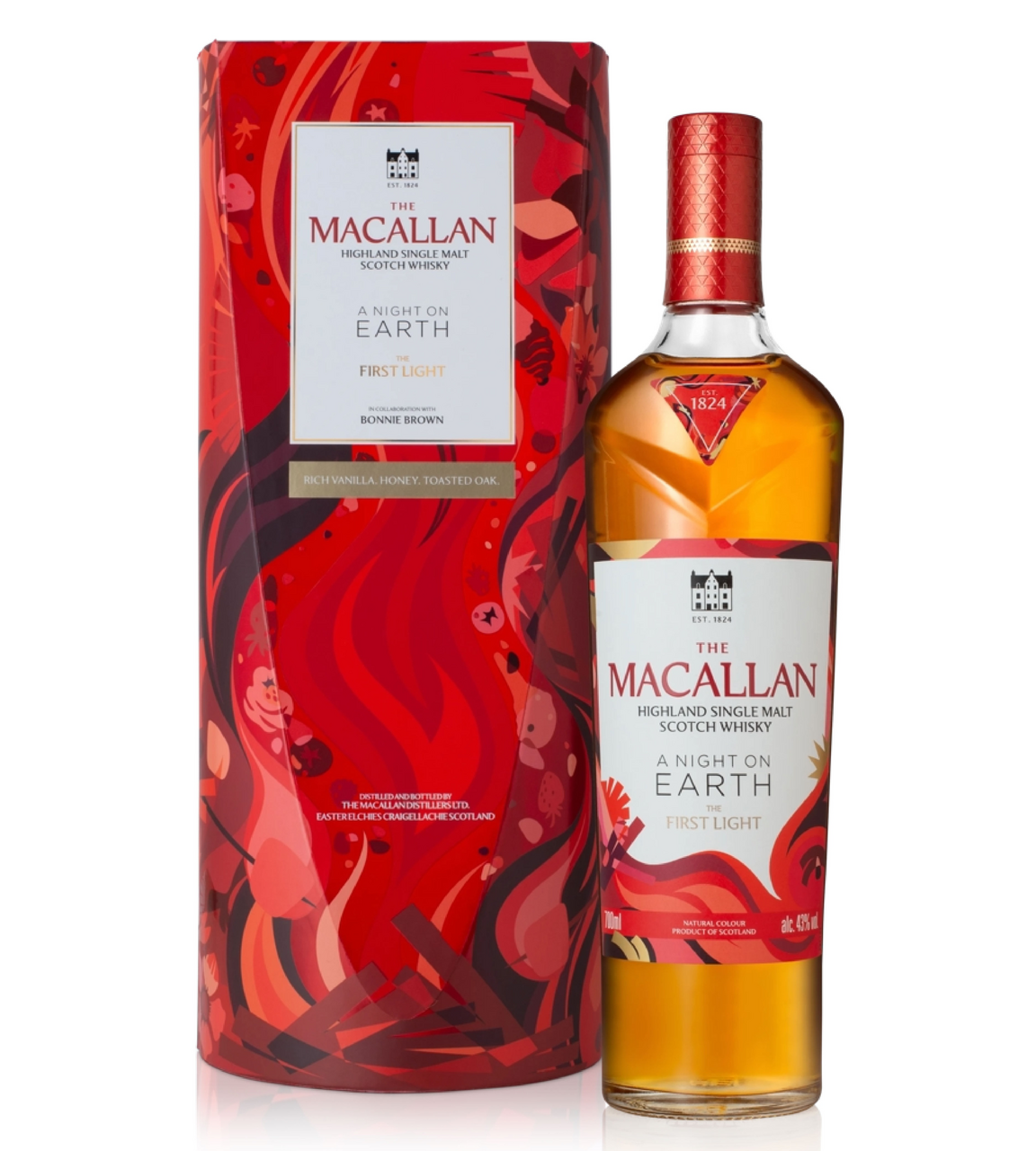 Виски Macallan A night on Earth The first light в подарочной упаковке, 0.7л