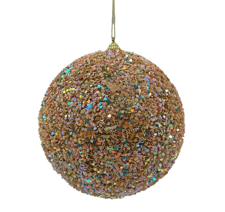 Шар елочный Christmasdeluxe желтый, 15см
