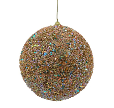 Шар елочный Christmasdeluxe желтый, 15см