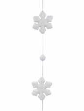 Гирлянда из снежинок Christmasdeluxe, 150см