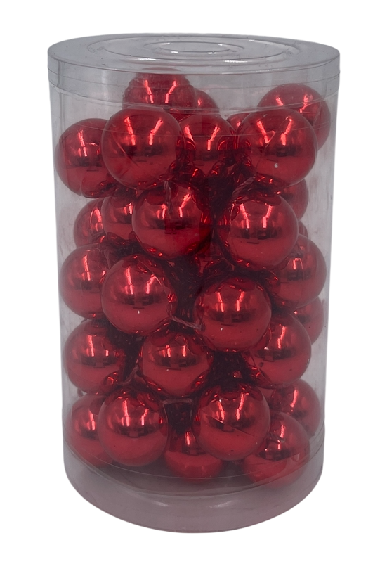 Бусы на елку Christmasdeluxe красный, 1.25м
