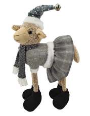 Фигура Christmasdeluxe Овечка в серой юбке, 58см