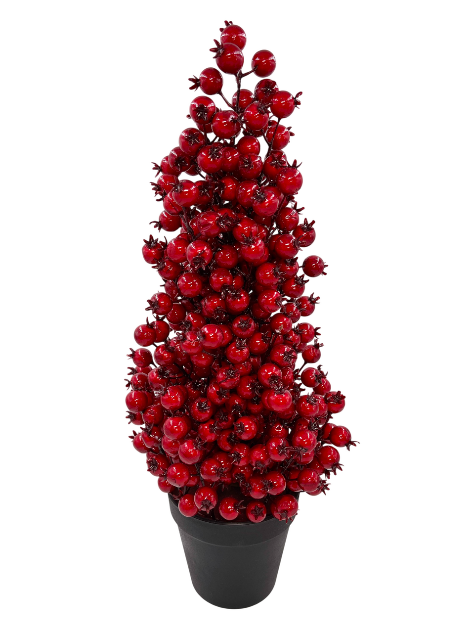 Дерево в горшке Christmasdeluxe из красных ягод, 48см