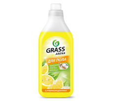 Средство моющее для пола Grass Arena бодрящий лимон концентрат, 1л