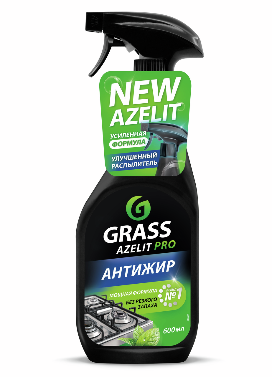 Средство чистящее для кухни Grass Azelit Pro антижир, 600мл