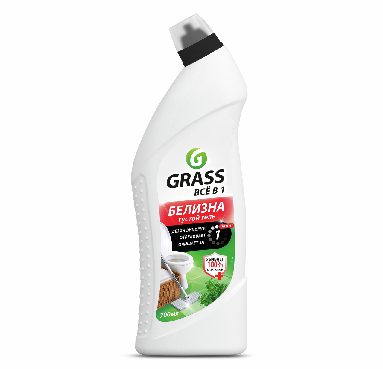 Гель чистящий Grass белизна, 700мл