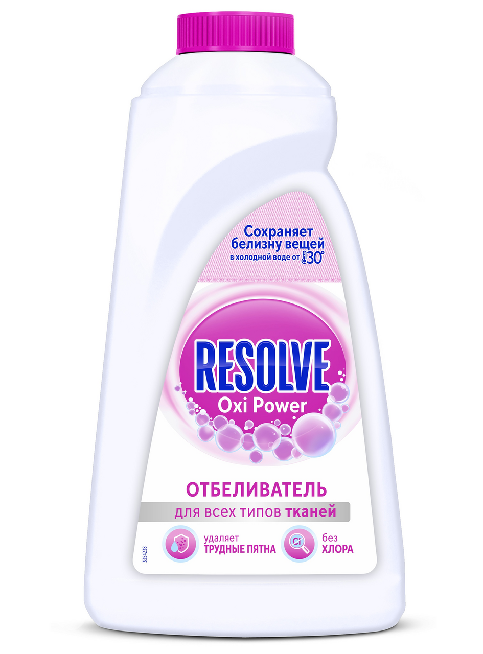 Пятновыводитель-отбеливатель Resolve Oxi Power, 1л