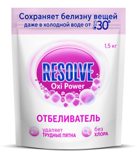 Пятновыводитель-отбеливатель Resolve Oxi Power порошок, 1.5кг