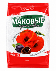 Конфеты Счастье есть маковые с черносливом, 200г