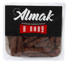 Колбаски Almak К пиву сырокопченые, 100г