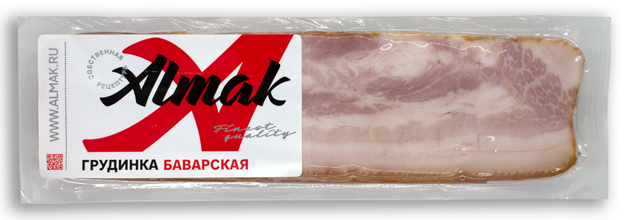Грудинка Almak Баварская копчено-вареная, 300г