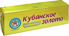 Масло сливочное Калория Кубанское золото крестьянское 72.5%, 450г