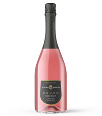 Вино игристое Agora Cuvee Пино Нуар Шардоне розовое брют, 0.75л