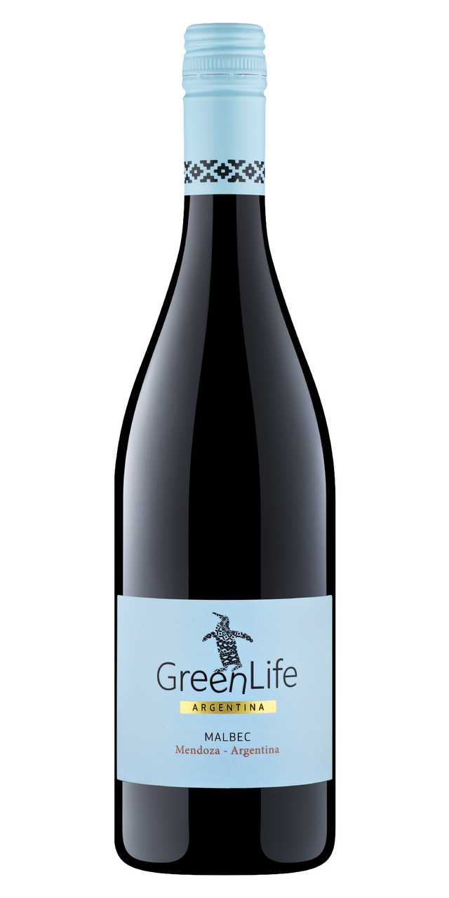 Вино GreenLife Malbec Mendoza красное сухое, 0.75л