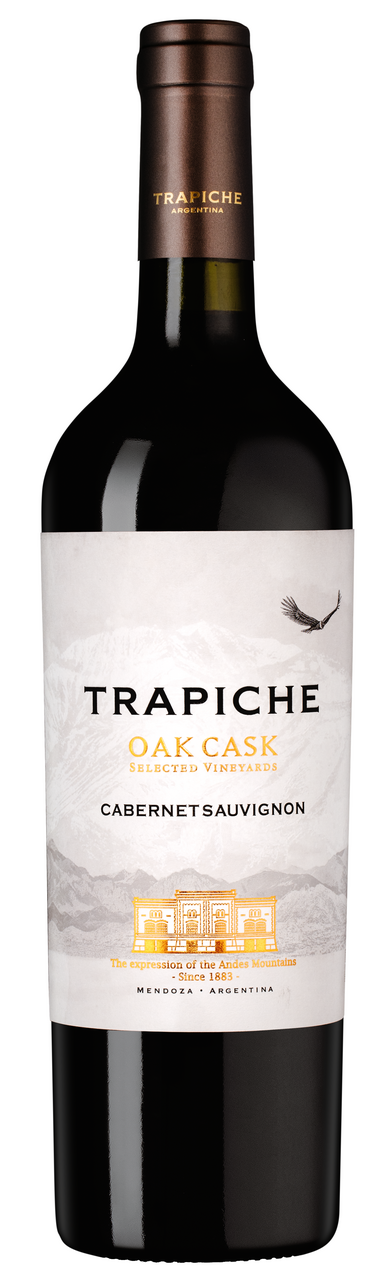 Вино Trapiche Cabernet Sauvignon Oak Cask красное сухое, 0.75л