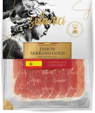 Хамон Solemici Serrano Gold сыровяленый нарезка, 70г