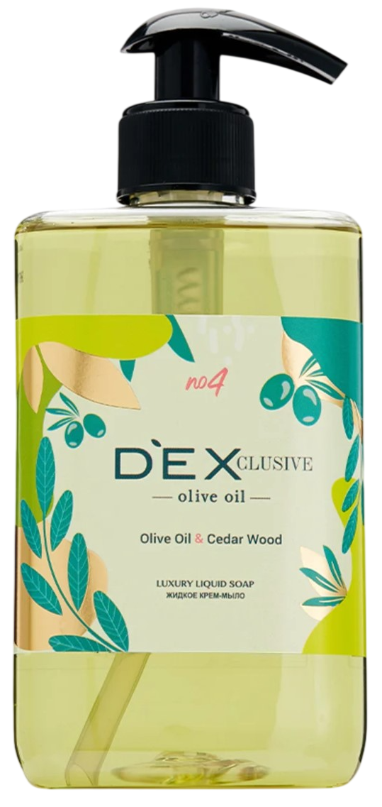 Крем-мыло жидкое Dexclusive Olive Oil Cedar Wood, 500мл