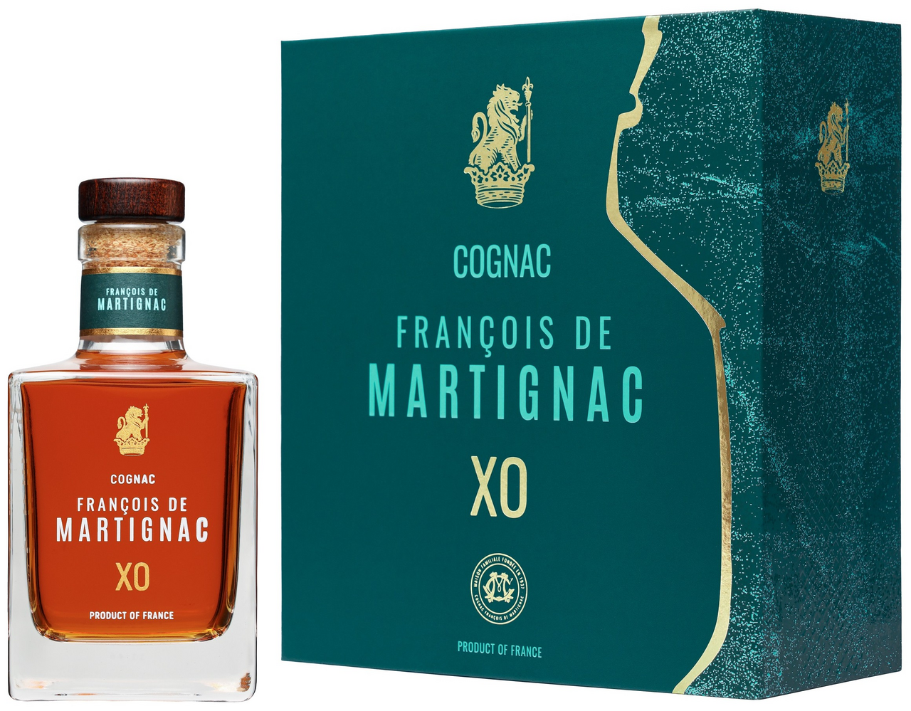 Коньяк Francois de Martignac XO в подарочной упаковке, 0.35л