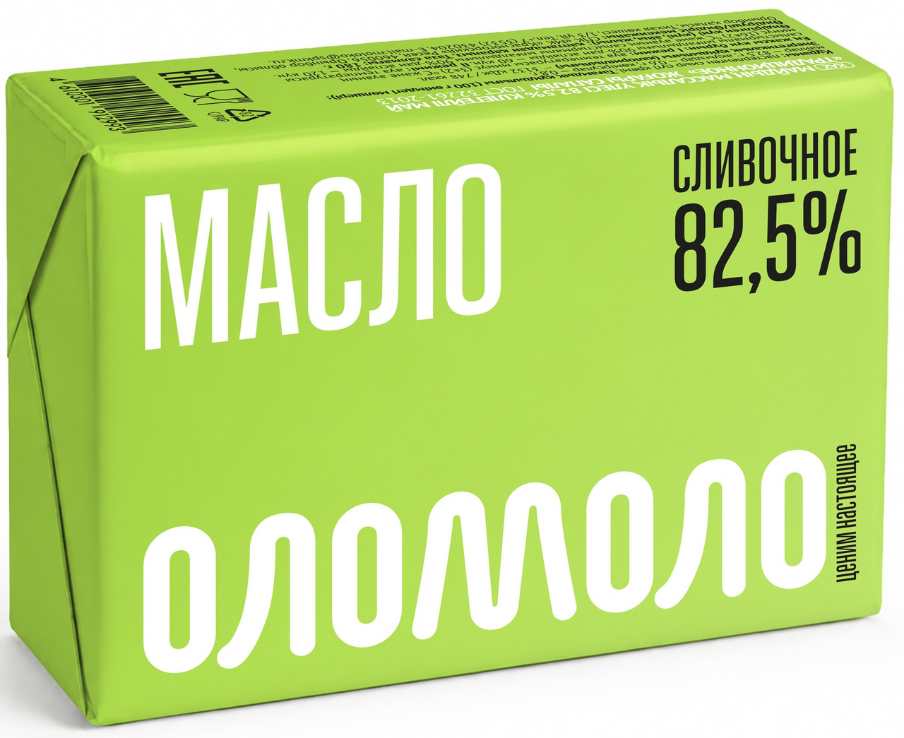 Масло сливочное Оломоло Традиционное 82.5%, 180г