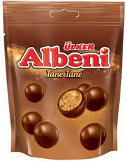 Печенье Ulker Albeni Tane Tane молочный шоколад и карамель, 67г