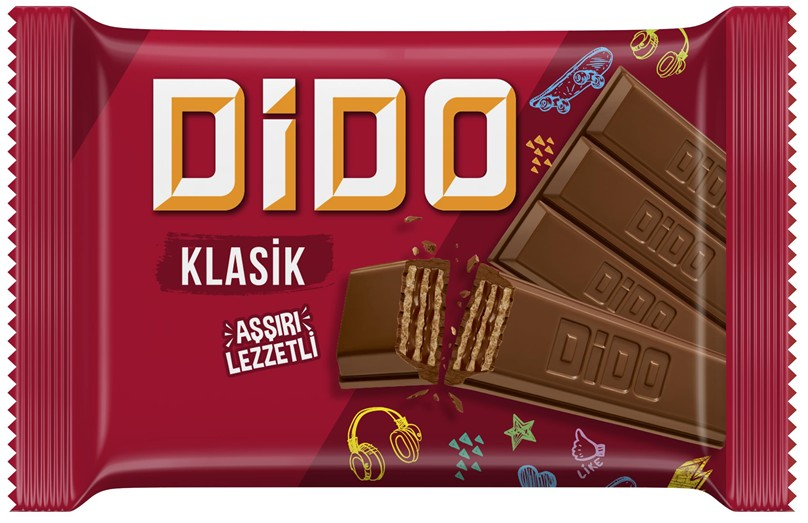Плитка вафельная Ulker Dido молочный шоколад, 55.5г