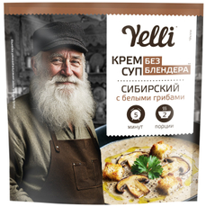 Крем-суп Yelli Сибирский с белыми грибами, 70г