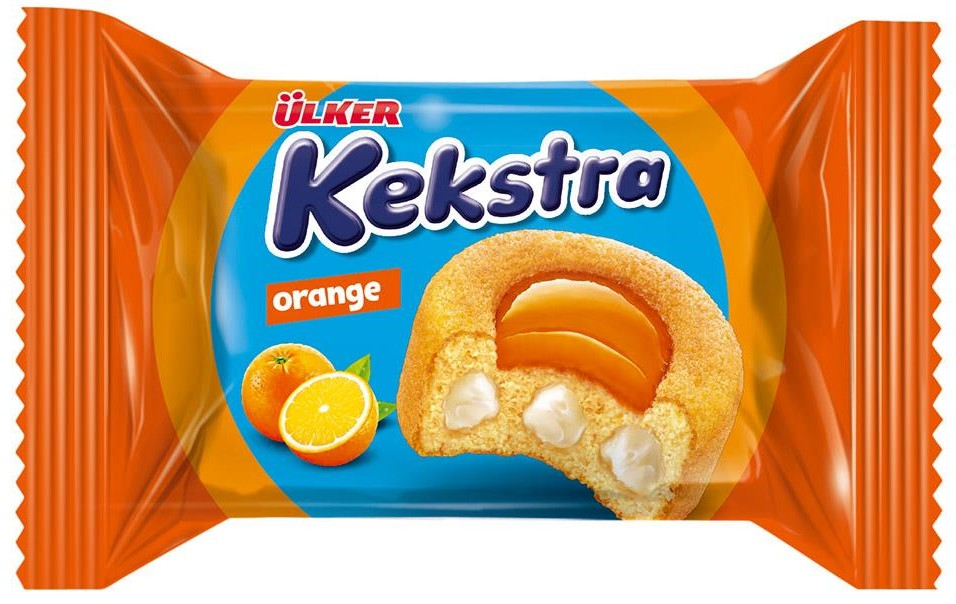 Кекс Ulker Kekstra кремовая начинка и апельсиновый соус, 40г